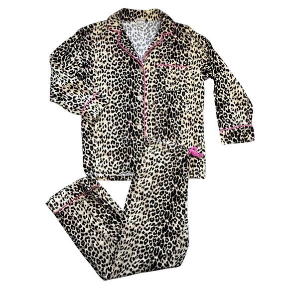 Bedhead y2k Vintage Leopard Print Two Piece Pajama Set Small - Picture 1 of 8